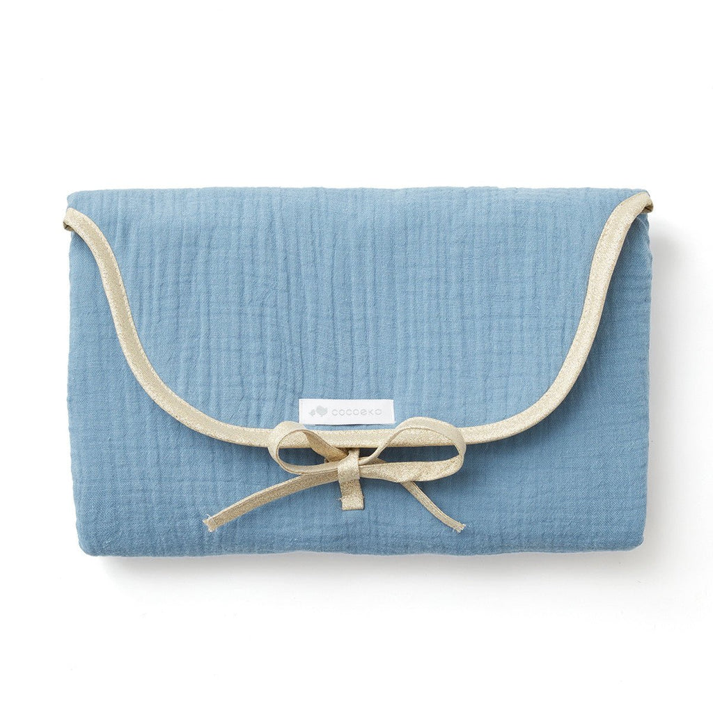 Denim blue nomad changing mat