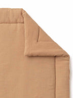 Tapis d'éveil gaze de coton camel