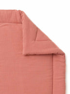 Tapis d'éveil gaze de coton marsala