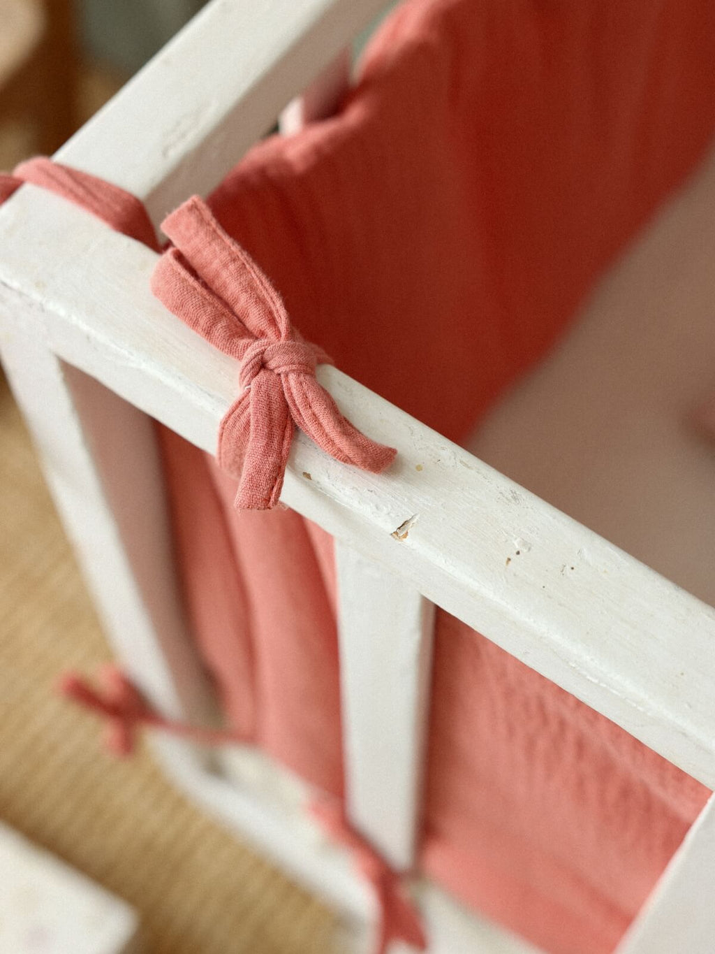 tour de lit bebe terracotta