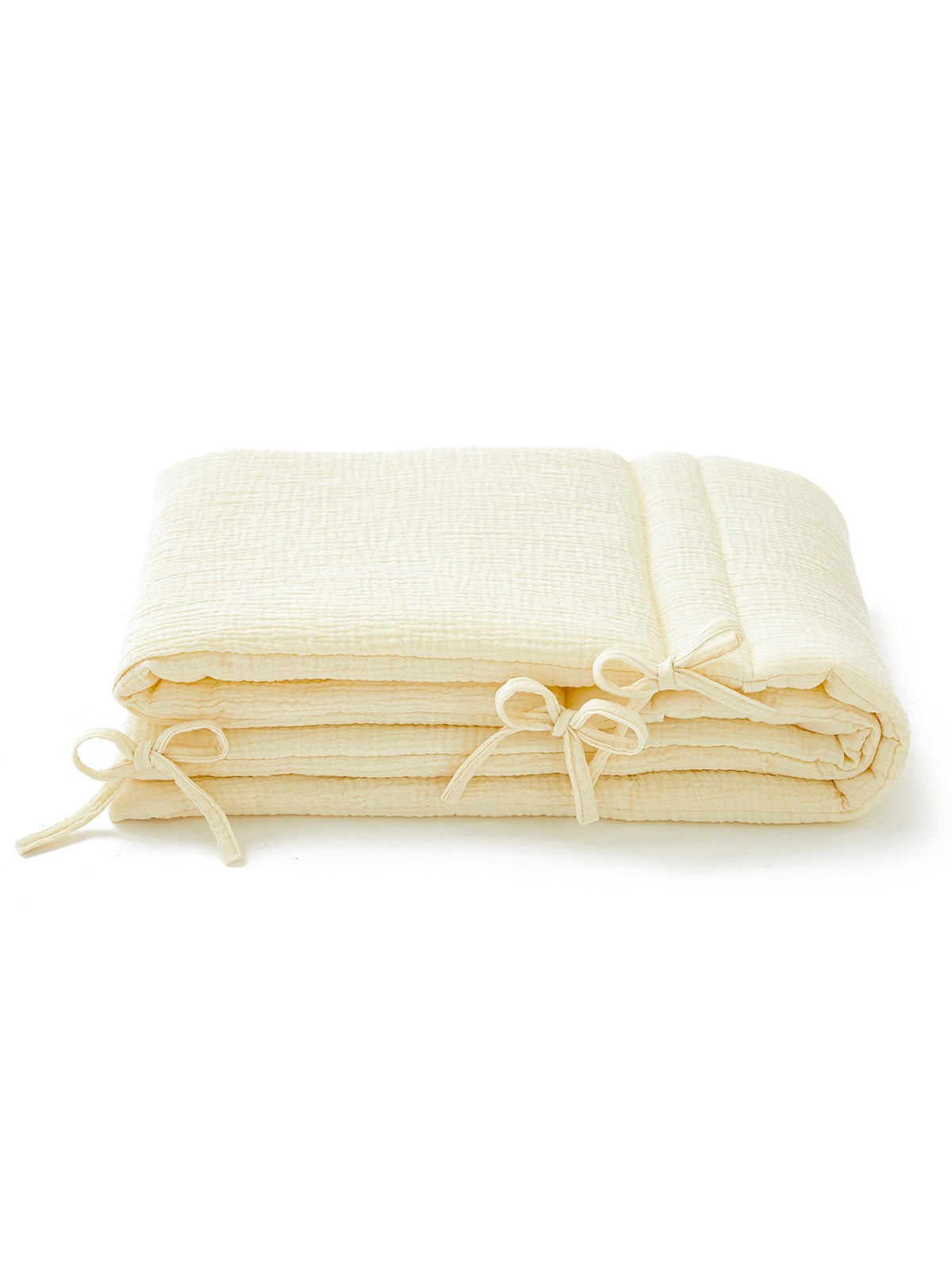 Tour de lit gaze de coton écru