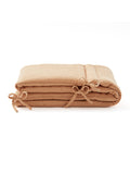 Camel cotton gauze bumper pad