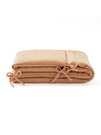Camel cotton gauze bumper pad