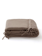 Chestnut cotton gauze bumper pad