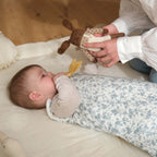 Turbulette tog 2 gaze de coton inspiration-toile de jouy